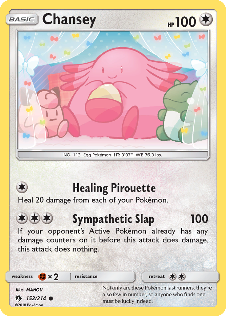 Chansey (152/214) [Sun & Moon: Lost Thunder] | Cracking-Singles