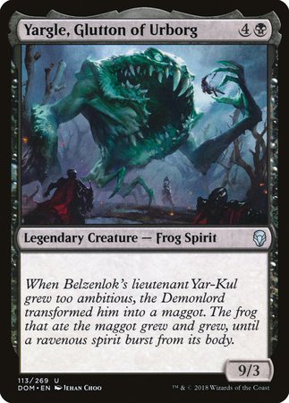 Yargle, Glutton of Urborg [Dominaria] | Cracking-Singles