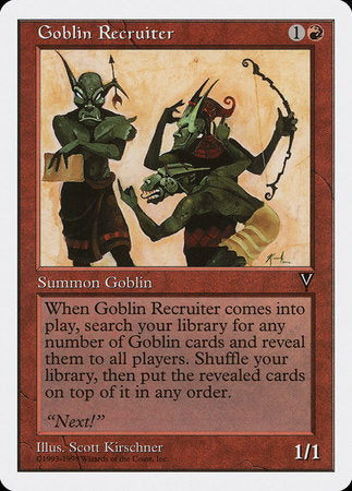 Goblin Recruiter [Anthologies] | Cracking-Singles