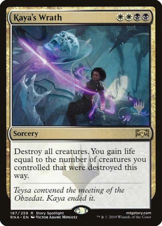 Kaya's Wrath [Ravnica Allegiance Promos] | Cracking-Singles