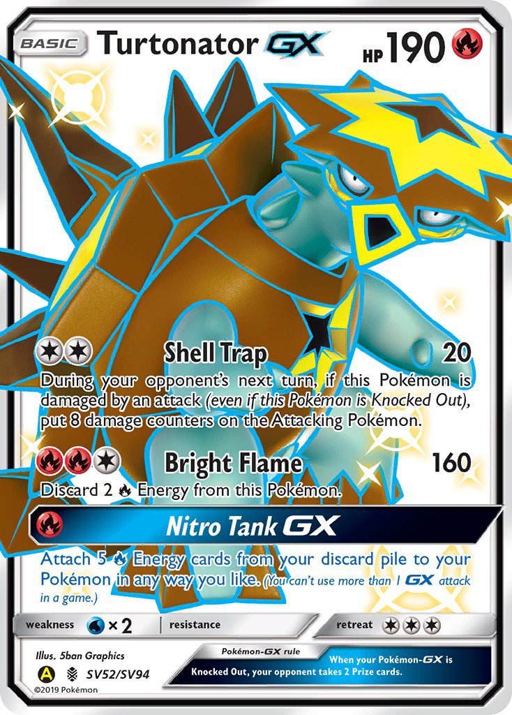 Turtonator GX (SV52/SV94) [Sun & Moon: Hidden Fates - Shiny Vault] | Cracking-Singles