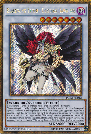 Blackwing Tamer - Obsidian Hawk Joe [PGL2-EN012] Gold Secret Rare | Cracking-Singles