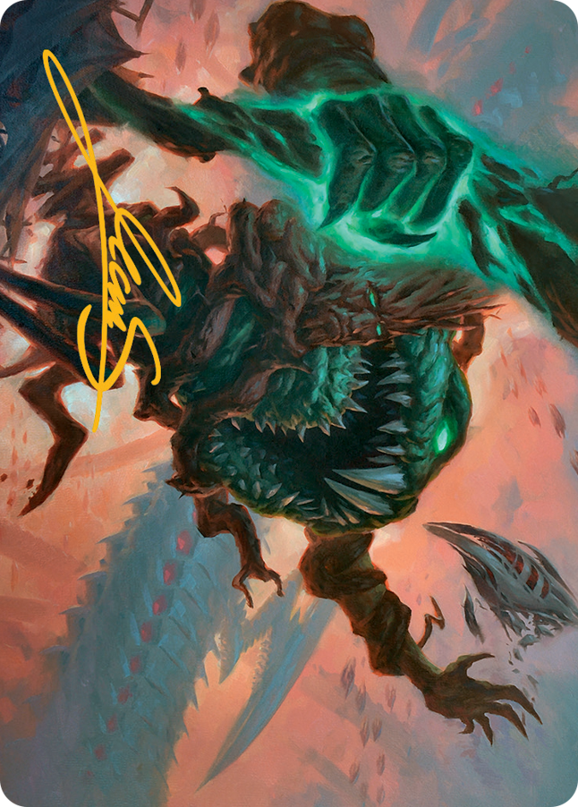 Yargle and Multani Art Card (Gold-Stamped Signature) [March of the Machine Art Series] | Cracking-Singles