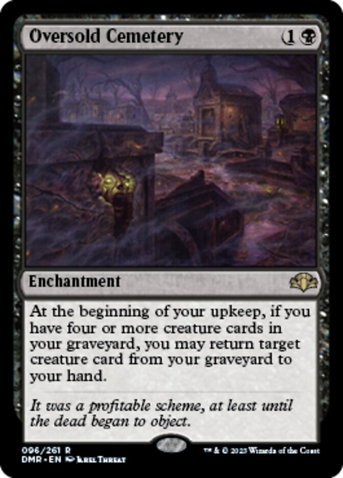 Oversold Cemetery [Dominaria Remastered] | Cracking-Singles