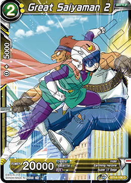 Great Saiyaman 2 (BT14-106) [Cross Spirits] | Cracking-Singles