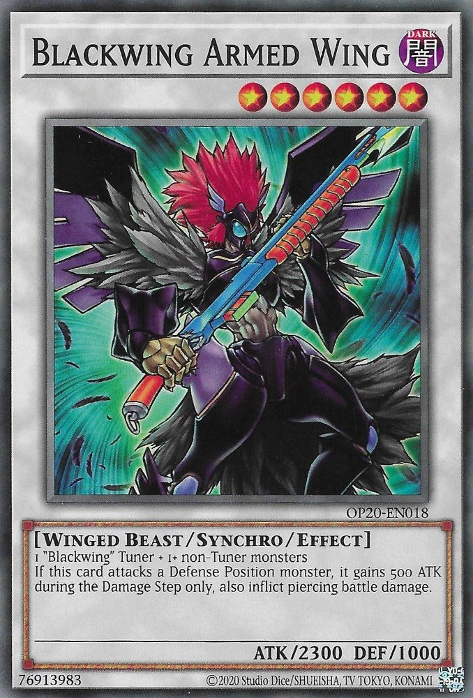 Blackwing Armed Wing [OP20-EN018] Common | Cracking-Singles