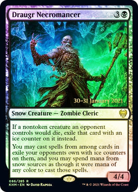 Draugr Necromancer  [Kaldheim Prerelease Promos] | Cracking-Singles