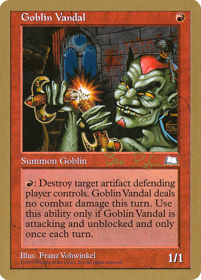 Goblin Vandal (Ben Rubin) [World Championship Decks 1998] | Cracking-Singles