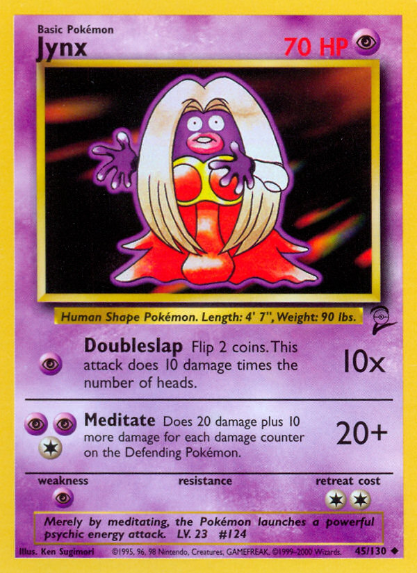 Jynx (45/130) [Base Set 2] | Cracking-Singles