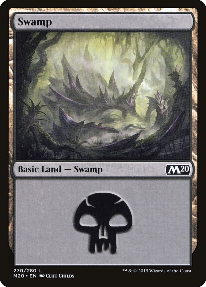 Swamp (#270) [Core Set 2020] | Cracking-Singles