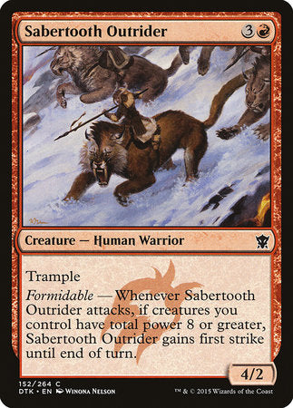 Sabertooth Outrider [Dragons of Tarkir] | Cracking-Singles