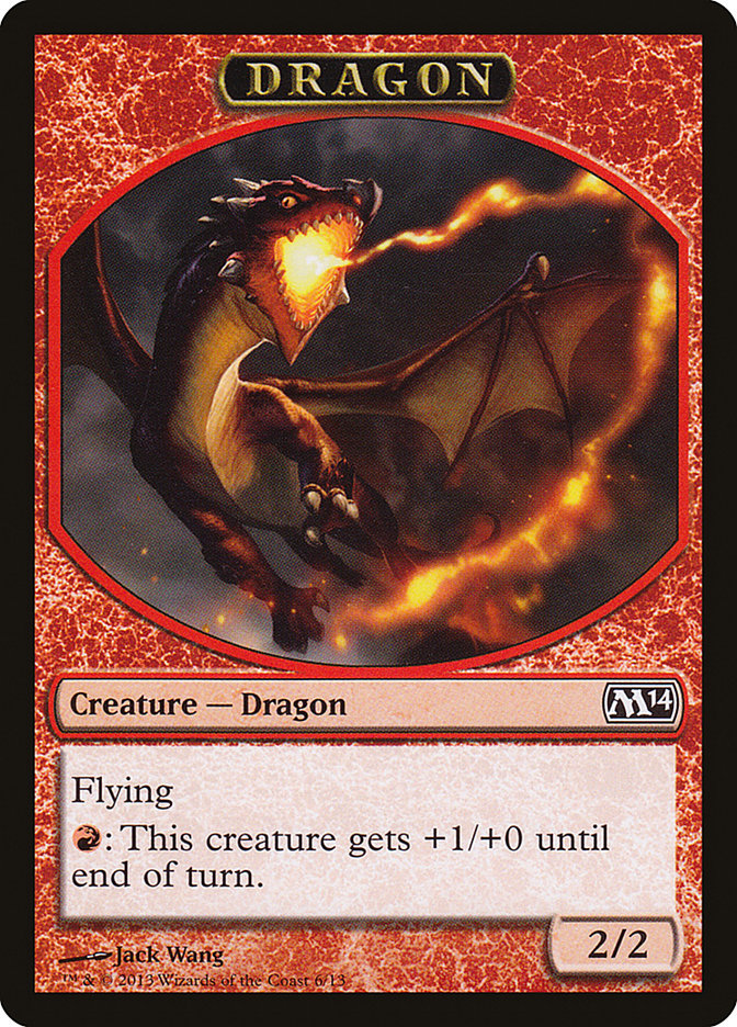 Dragon [Magic 2014 Tokens] | Cracking-Singles