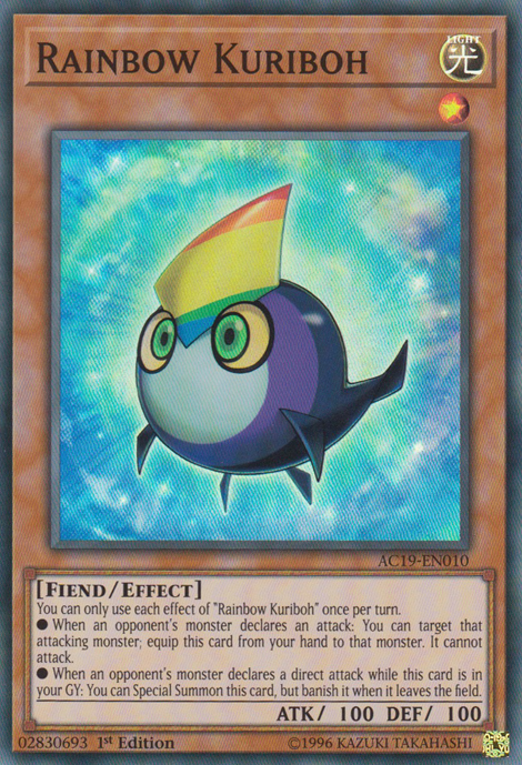 Rainbow Kuriboh [AC19-EN010] Super Rare | Cracking-Singles