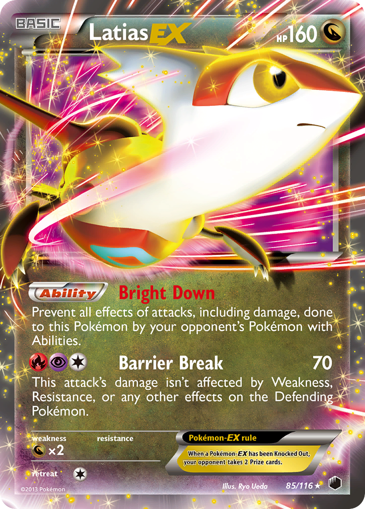 Latias EX (85/116) [Black & White: Plasma Freeze] | Cracking-Singles