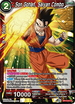 Son Gohan, Saiyan Combo (Rare) [BT13-015] | Cracking-Singles