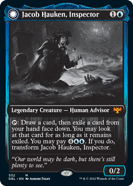 Jacob Hauken, Inspector // Hauken's Insight [Innistrad: Double Feature] | Cracking-Singles