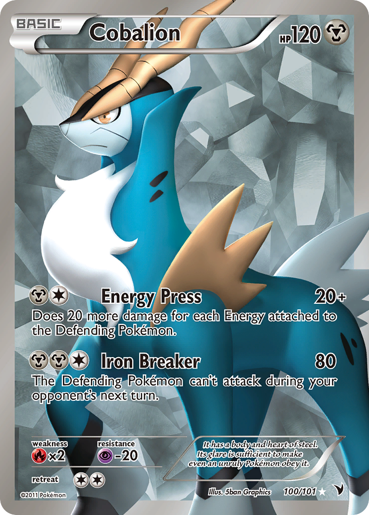 Cobalion (100/101) [Black & White: Noble Victories] | Cracking-Singles