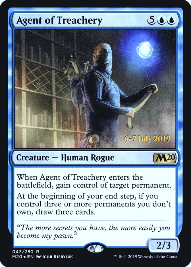 Agent of Treachery  [Core Set 2020 Prerelease Promos] | Cracking-Singles