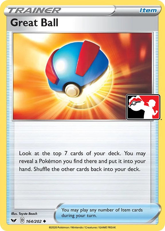 Great Ball (164/202) [Prize Pack Series One] | Cracking-Singles