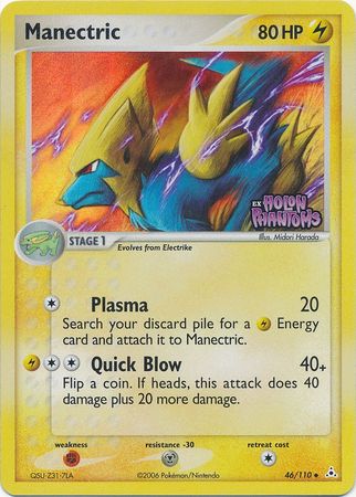 Manectric (46/110) (Stamped) [EX: Holon Phantoms] | Cracking-Singles