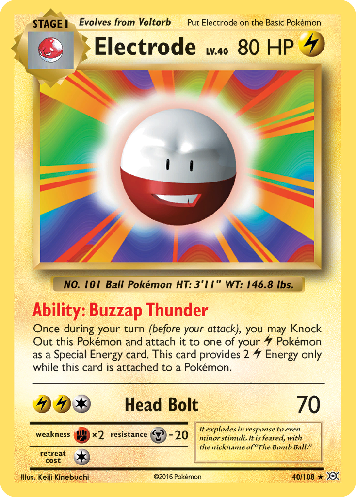 Electrode (40/108) [XY: Evolutions] | Cracking-Singles