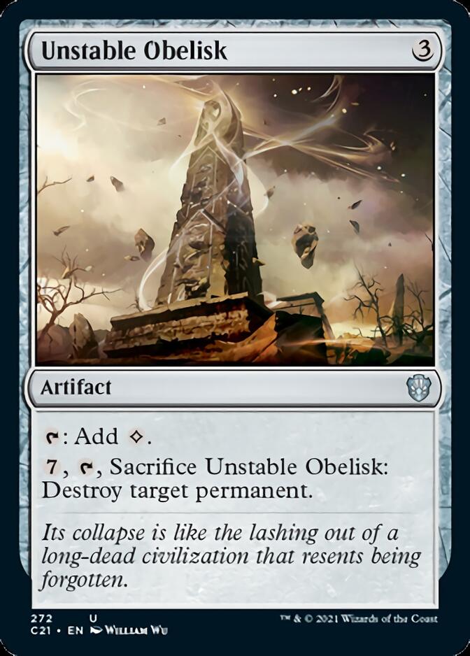 Unstable Obelisk [Commander 2021] | Cracking-Singles