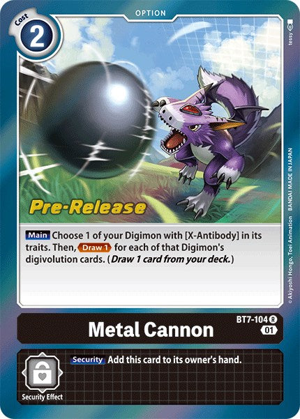 Metal Cannon [BT7-104] [Next Adventure Pre-Release Cards] | Cracking-Singles