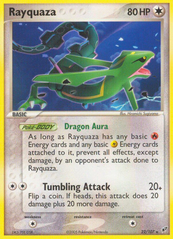 Rayquaza (22/107) (Theme Deck Exclusive) [EX: Deoxys] | Cracking-Singles