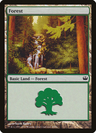 Forest (43) [Duel Decks: Knights vs. Dragons] | Cracking-Singles