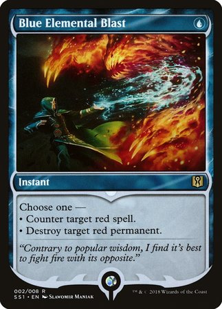 Blue Elemental Blast [Signature Spellbook: Jace] | Cracking-Singles