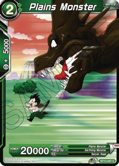 Plains Monster [BT15-087] | Cracking-Singles