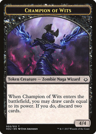 Champion of Wits Token [Hour of Devastation Tokens] | Cracking-Singles