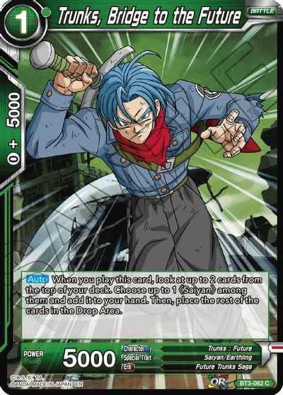 Trunks, Bridge to the Future (Reprint) (BT3-062) [Battle Evolution Booster] | Cracking-Singles