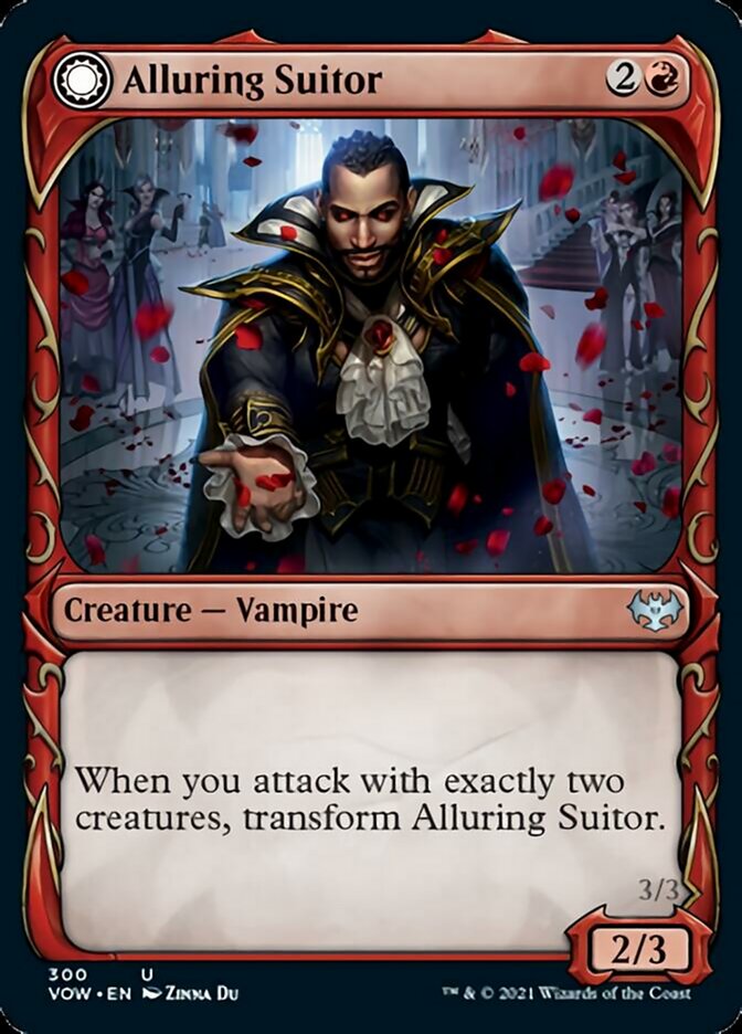 Alluring Suitor // Deadly Dancer (Showcase Fang Frame) [Innistrad: Crimson Vow] | Cracking-Singles