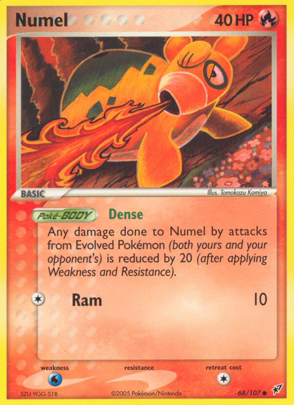 Numel (68/107) [EX: Deoxys] | Cracking-Singles