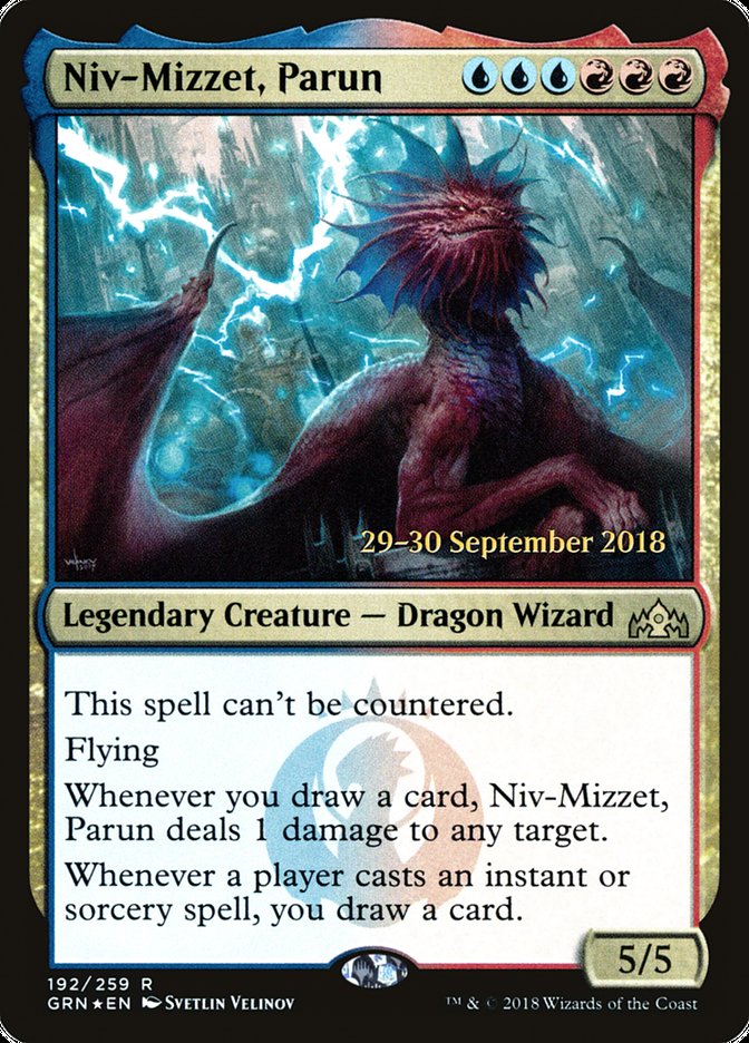 Niv-Mizzet, Parun  [Guilds of Ravnica Prerelease Promos] | Cracking-Singles