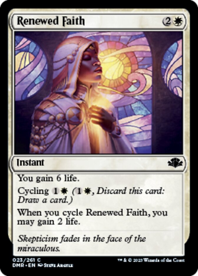 Renewed Faith [Dominaria Remastered] | Cracking-Singles