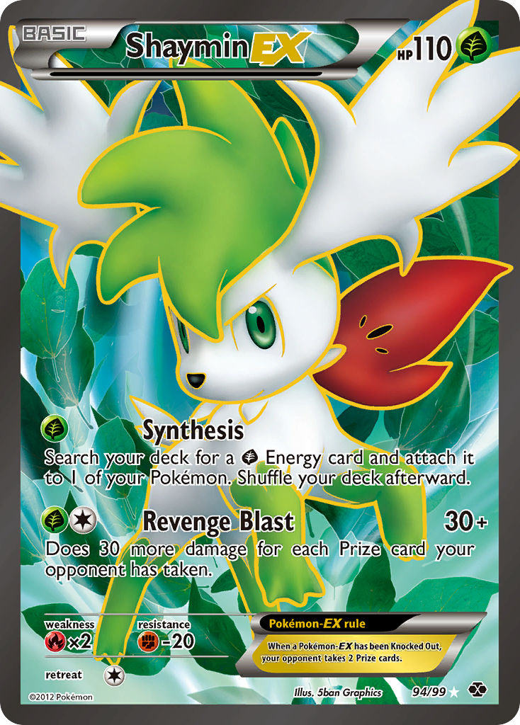 Shaymin EX (94/99) [Black & White: Next Destinies] | Cracking-Singles