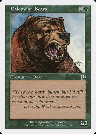 Balduvian Bears [Deckmasters] | Cracking-Singles