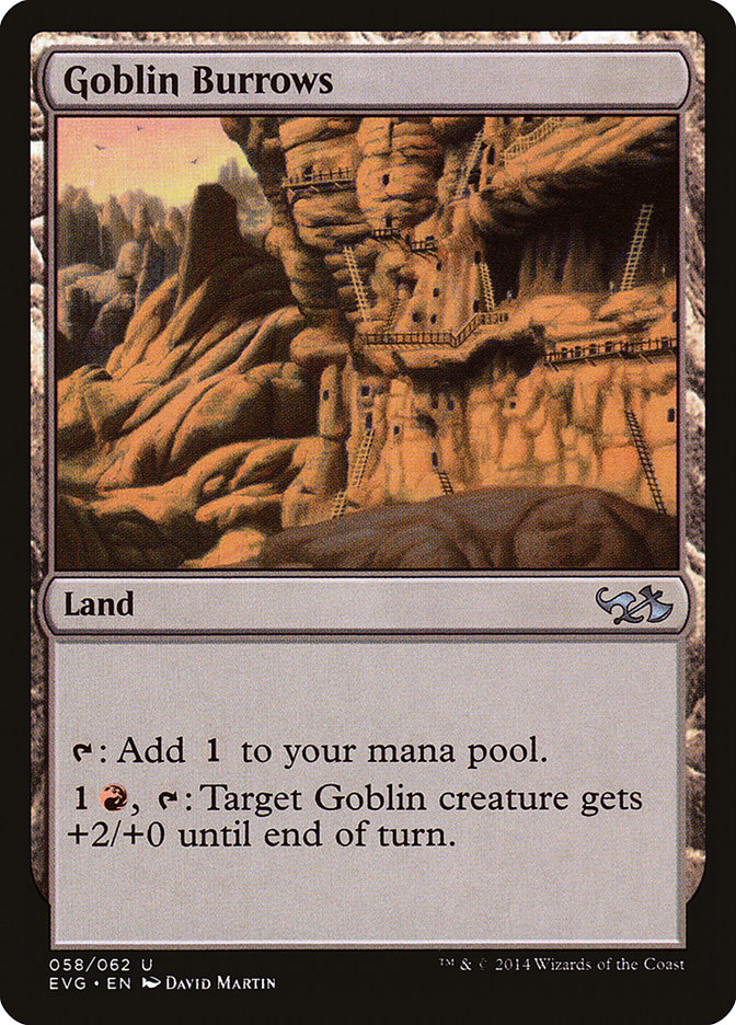 Goblin Burrows (Elves vs. Goblins) [Duel Decks Anthology] | Cracking-Singles