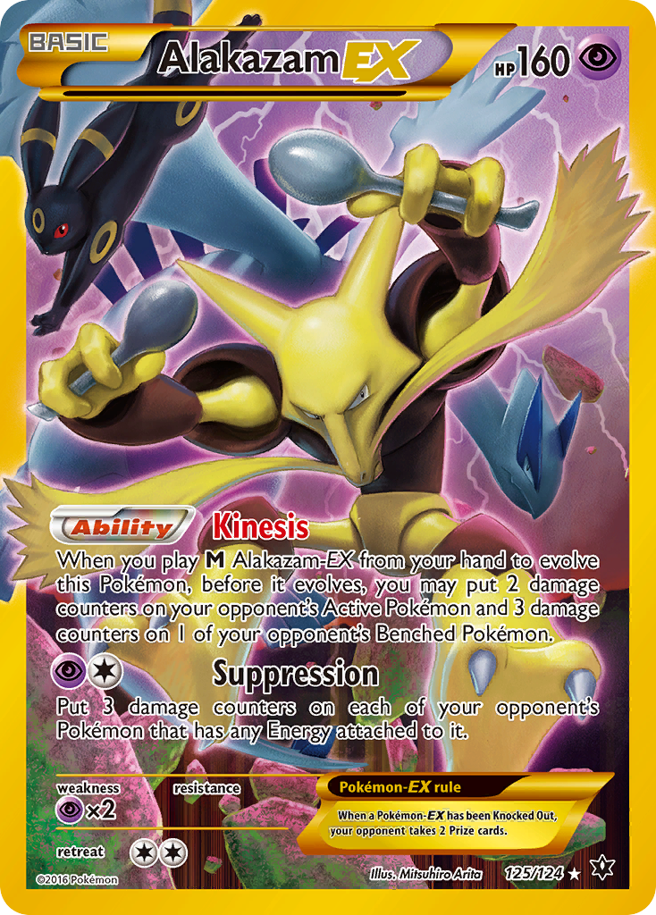 Alakazam EX (125/124) [XY: Fates Collide] | Cracking-Singles