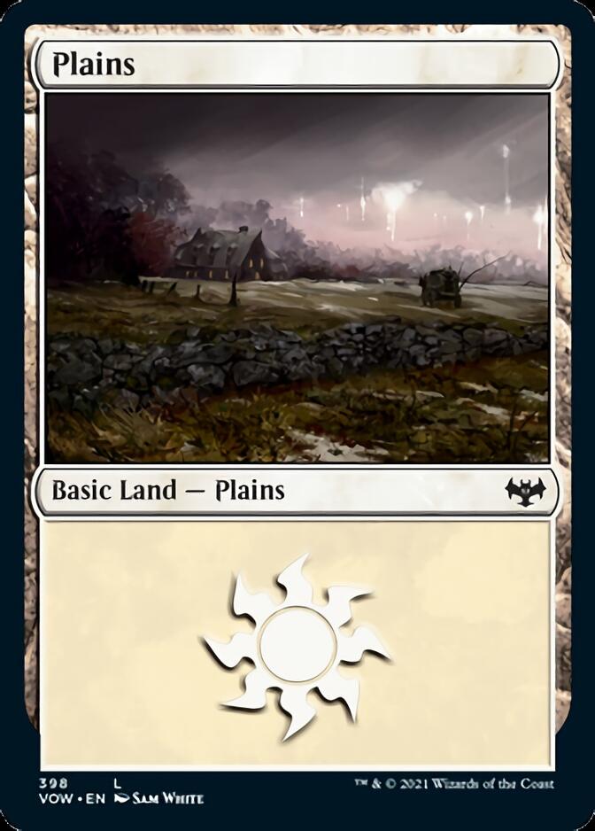 Plains (398) [Innistrad: Crimson Vow] | Cracking-Singles