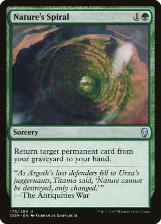 Nature's Spiral [Dominaria] | Cracking-Singles