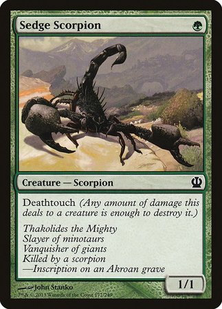 Sedge Scorpion [Theros] | Cracking-Singles