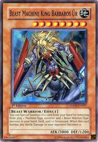 Beast Machine King Barbaros Ur [ANPR-EN097] Super Rare | Cracking-Singles