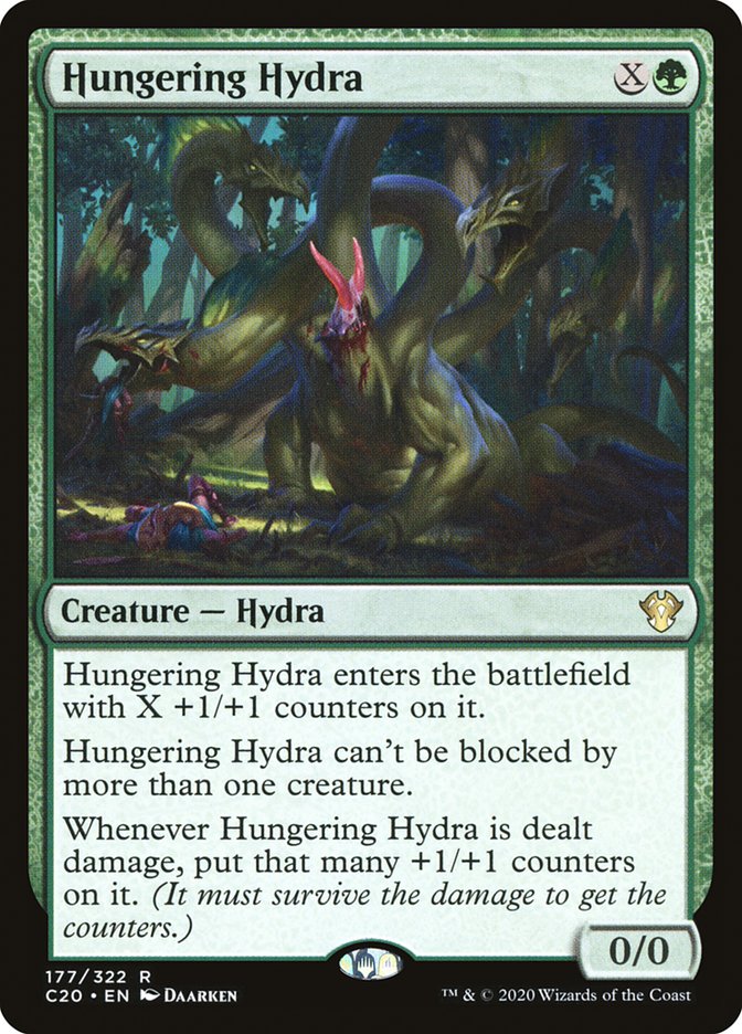 Hungering Hydra [Commander 2020] | Cracking-Singles