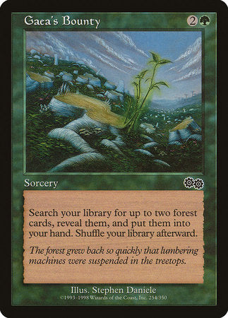 Gaea's Bounty [Urza's Saga] | Cracking-Singles