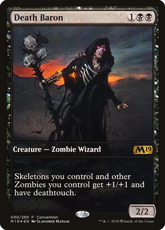 Death Baron (2018 Convention Promo) [Core Set 2019 Promos] | Cracking-Singles