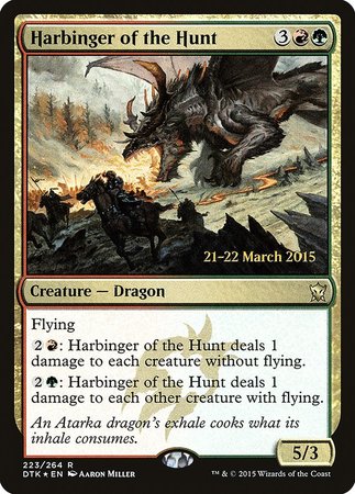 Harbinger of the Hunt [Dragons of Tarkir Promos] | Cracking-Singles