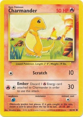 Charmander (46/102) [Base Set Unlimited] | Cracking-Singles